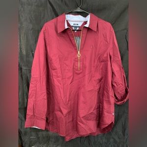 NWT Tommy Hilfiger Blouse w/ Zipper